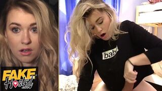 Blonde Misha Kreuz hart gefickt von Steve Q