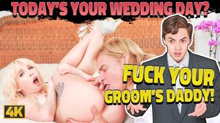 Weiß blond Mädchen bereit für sex mit ihrem Mann Vater