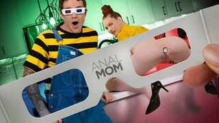 Mostoha wollte die Spielzeuge im Arsch meiner Mutter, aber ich gab dir stattdessen meinen Schwanz