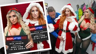 Die Milfs von Frau Claus und Märchenhelfer stehlen und bestrafen sie grausam
