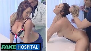 Big-breasted Britische Milf verführt tschechischen Arzt im Krankenhaus - gefälschtes Krankenhaus