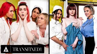 Wählen transgender lesbische Ärzte - heiße milf triplets und Orgasmus fucks!