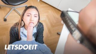 Mai Thai asiatische Schönheit im Ausland nach heißer Fick genießt Gesicht