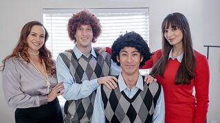 Hot Mother Swap - schöne Big-Brust Milfs helfen Freunde machen verwöhnte Schritten