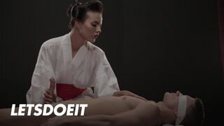 Die tschechische verführerische Vanessa Decker fährt Max Dior verrückt mit heißem Reiten