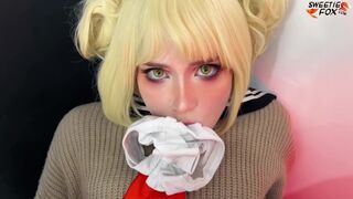 Himiko Togas blondes Monster auf ihrem 18. Geburtstag feiert ihren ersten Fick und das volle Leben