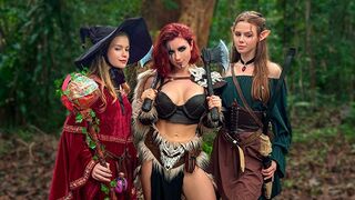 World Porno d & d - Sweetie Fox, Diana Fahrer und arina Fuchs sexuelles Abenteuer