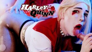 Großer Schwanz im Harley Quinn Kostüm - Mollyredwolf Verführung