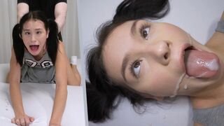 Teenage College Mädchen Matty gefickt von der grausamen Vermieter