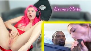 Tiptokos Emma Fiore war schockiert von der heißen schwarz-weiß porno