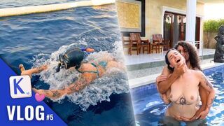 Schwimmbecken party fuck - schwer fick im wasser französisch stil