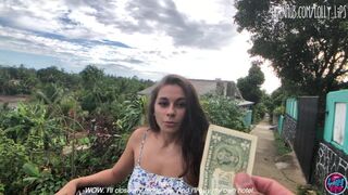 Hot Latin Mädchen wird für einen Dollar gefickt