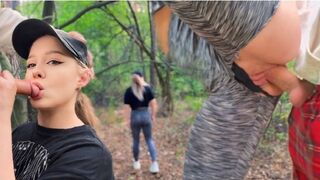 Treffen Sie einen Fremden in Montana - sofort heiß fick im Wald