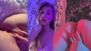 Schöne Teenager-Schulmädchen mit einer lukewarm Massage