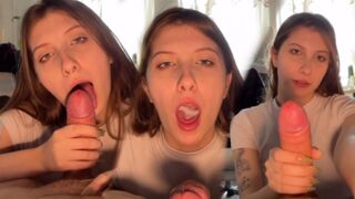 Bruder Pov lutscht deinen großen Schwanz