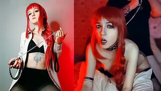 Makima verlor die Kontrolle über ihr Haustier - heiß cosplay sex sunako kirishiki