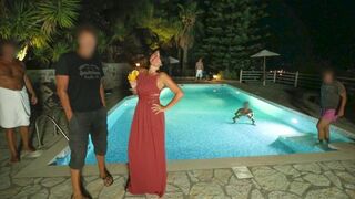 Kinky Gruppe Creampie in der Porno-Villa - alle Löcher sind offen!