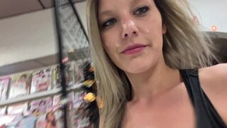 Glory hole fick und sperm walk