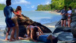 Paradies-Abenteuer - gefickt auf einem einsamen Strand