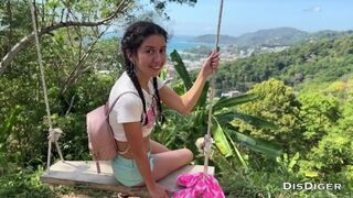 Jungle Pick up: Teenage Mädchen gefickt auf einem ersten Datum