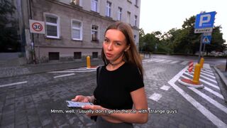 Auf der Straße entdeckte Schönheit, die mir direkt in mein Bett folgte