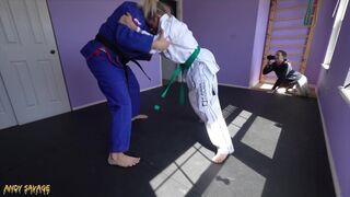 Jiu jitsu training ändert dominant fick coach Andy Savage