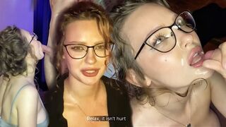 Hochzeitsgeschenk: wild blowjob mit Russisch amateur
