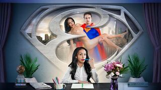 Naughty kleine Reporter lois lane ertrinken wegen Supermans riesigen Schwanz