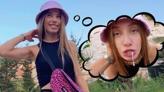 Professionelle Blowjob im öffentlichen Park, er braucht 2 Minuten zu genießen