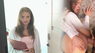 Die soziale Umfrage endete in meiner Pussy mit Schlagjobs und Schwanz! (Teil 1)