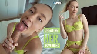 Big-ass Mädchen betrügen ihren Freund mit ihrem College-Partner - lil elle
