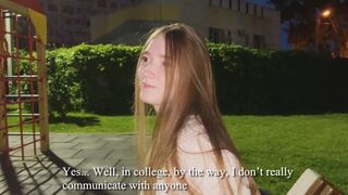 Ich traf meinen Klassenkameraden auf der Straße und fickte sie an diesem Tag