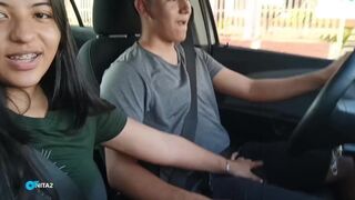 Auf dem Weg nach Hause, meine Freundin, hart gefickt in einem Pov