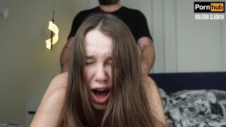 Valeria sladkih's anal orgasmus - ficken prancing aus sie arsch
