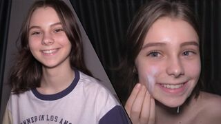18-jährige teenager dienen als demütige spermientasche