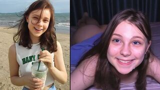 Hot fuck am Strand - hübsches Mädchen bekommt es zu genießen!