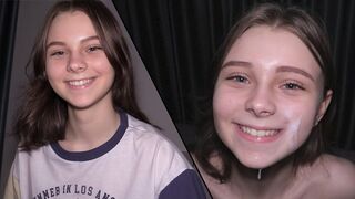 18-jährige teenager mit dem perfekten demütigen fick spiel