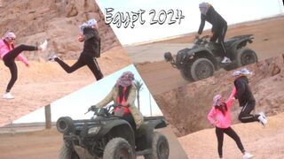 Motor, Muschi und Fick: Ich bin aufgeregt, wie eine heiße Schlampe in der Wüste reitet, Ägypten 2024