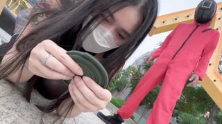 Swag daisybaby fickt hart in der erwachsenen Version des Squid Spiels