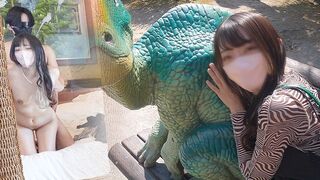 Wilder Zoo Date mit einem Amateur, Big-Brust Schönheit und hart ficken japanischen Stil