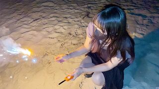 Hot amateur fick im heißbad am strand - wild fick und lecken körper ohne limit