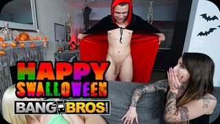 Bang Bros Network präsentiert: Wild Halloween Sex-Party mit zwei heißen Mädchen
