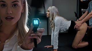 Blonde Doctor Wildly Asks The Big Tail - Freeze Time Stopping and Behaviour in Passion