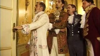 La maschera di ferros erste episode retro-porno mit chris charmings großem schwanz und kleinbusigem mädchen anal