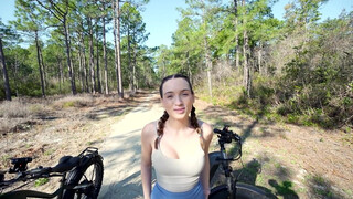 Brooke Tilli wollte nicht nur im Wald radeln