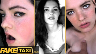 Fake Taxi Porno - 18 Jahre altes Teenie-Küken