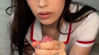 Amateur lateinisches Mädchen Blowjob