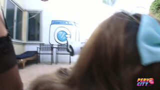 PervCity - Danica Dillion und Marina Angel teilen sich den großen Schwanz