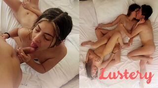 Tempting Latin Amateure teilen den harten Schwanz zusammen