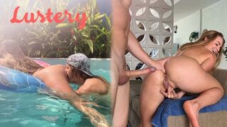 Buxom's blond amateure gefickt nach schwimmen